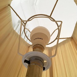 Shade Carrier 4in - Lampshade Duplex Adaptor Converter